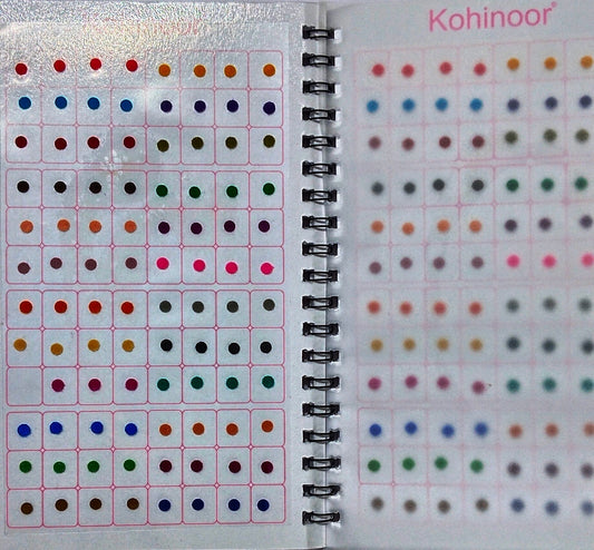 Kohinoor UK*STAR Smallest Size Multi Color Bindi diary