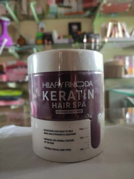 HILARY RHODA Keratin Hair Spa ( Non-Rishes & Re-Pair)