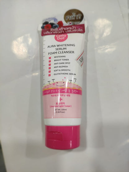 CATHY DOLL Aura whitening Serum Foam Cleanser 100ml