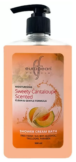 European formula Moisturising Sweety Cantaloupe Scented Shower Cream Bath  (500 ml)