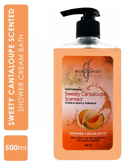 European formula Moisturising Sweety Cantaloupe Scented Shower Cream Bath  (500 ml)