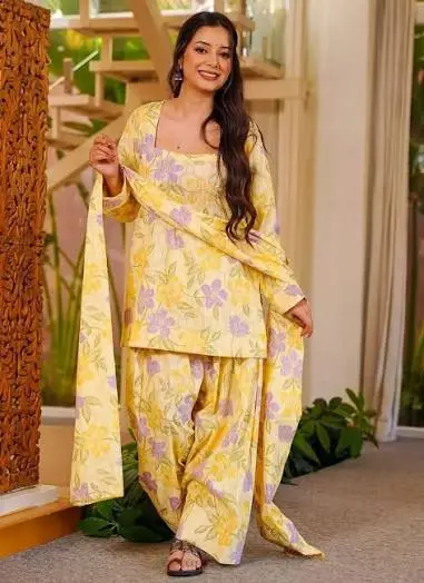 Women’s Cotton Printed Straight Kurti